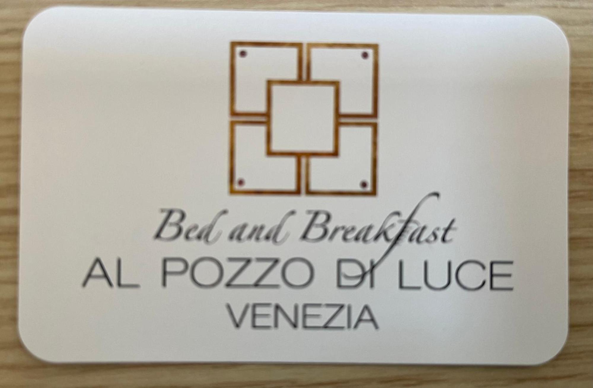 B&B Al Pozzo Di Luce Venetië Buitenkant foto